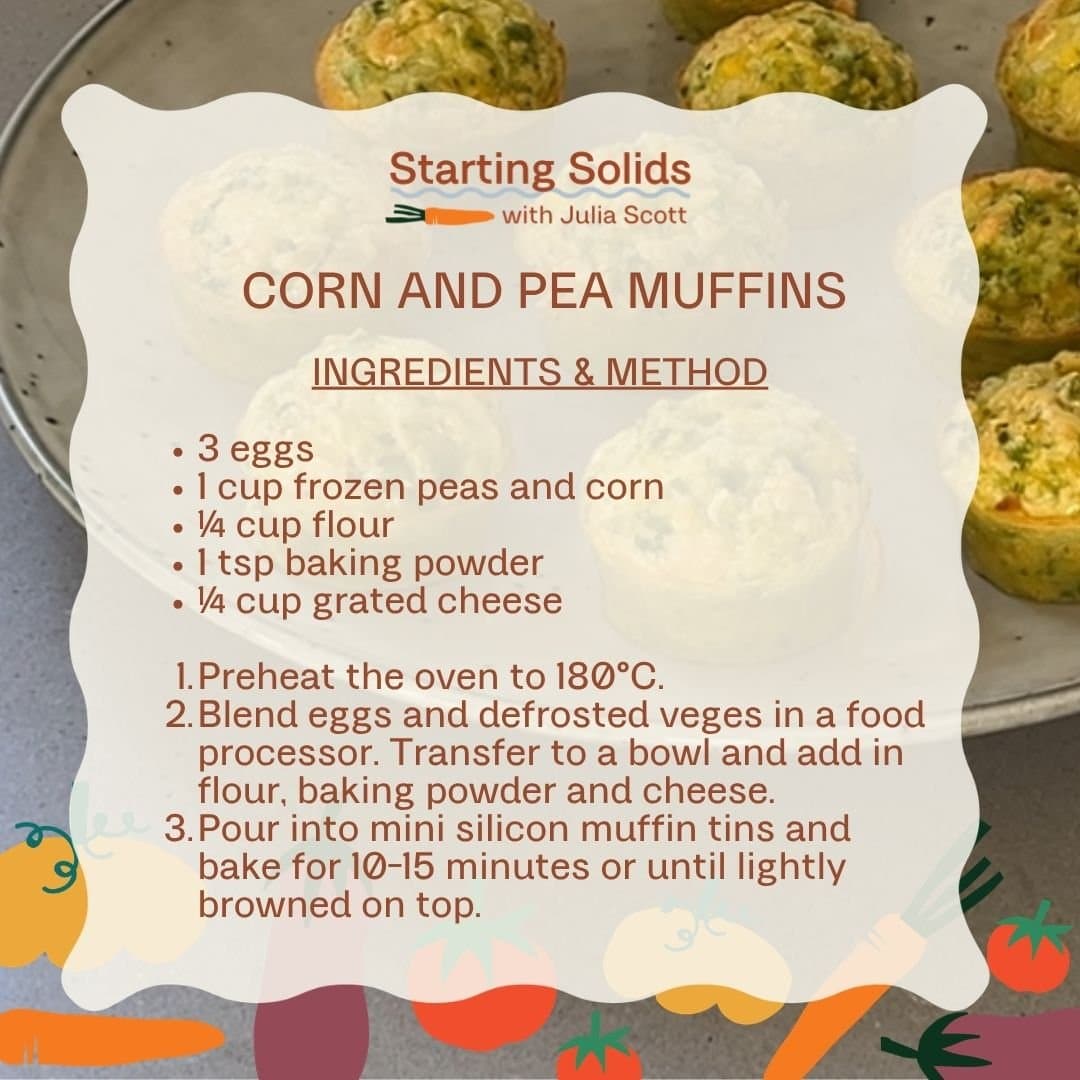 Corn And Pea Muffins